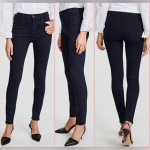 J Brand Maria High Rise Skinny Jeans Stretch Denim Ink Dark Wash New!